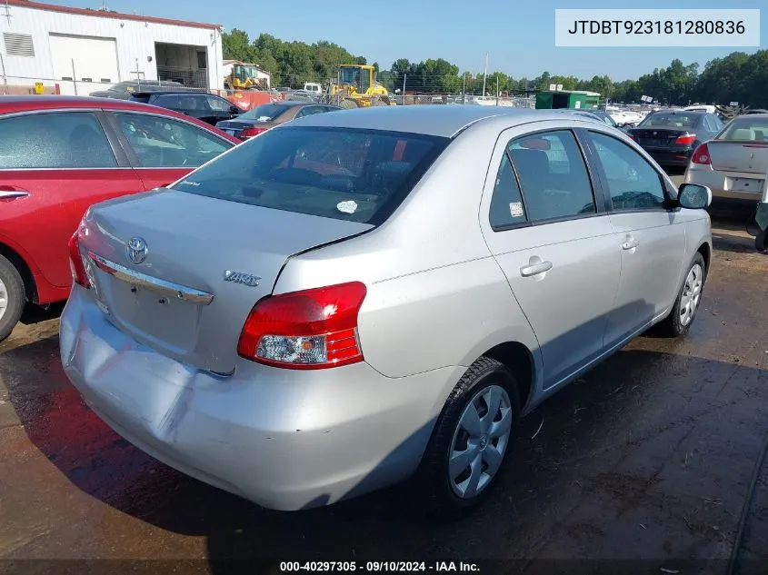 JTDBT923181280836 2008 Toyota Yaris