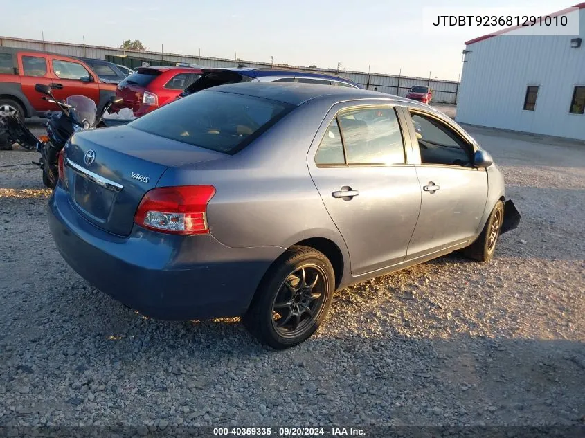 2008 Toyota Yaris VIN: JTDBT923681291010 Lot: 40359335