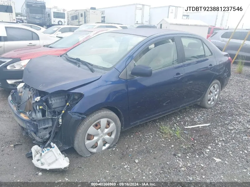 JTDBT923881237546 2008 Toyota Yaris