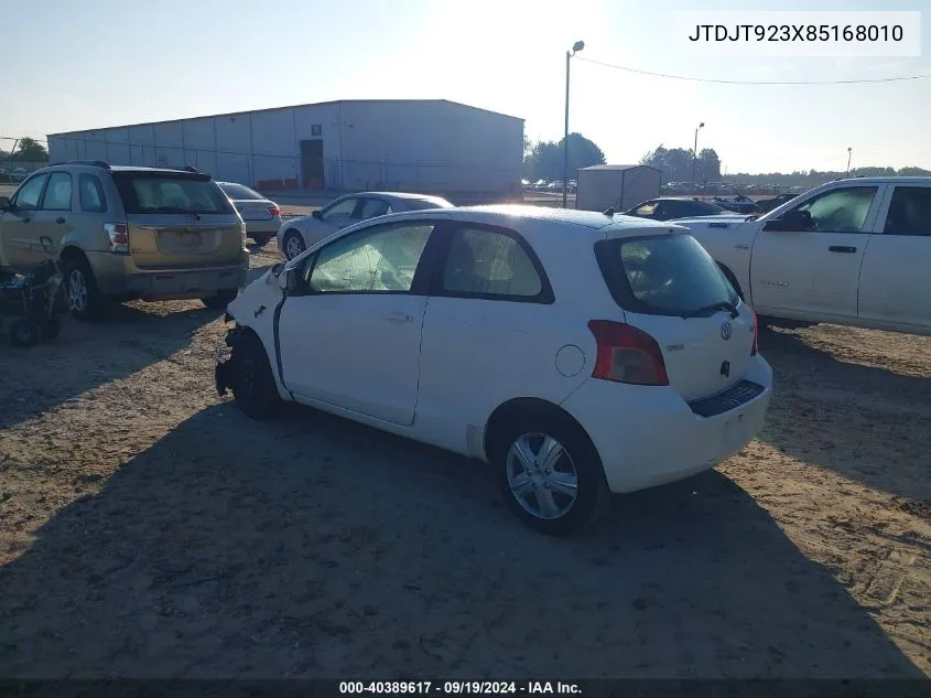 JTDJT923X85168010 2008 Toyota Yaris