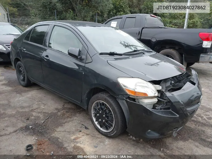 JTDBT923084027862 2008 Toyota Yaris