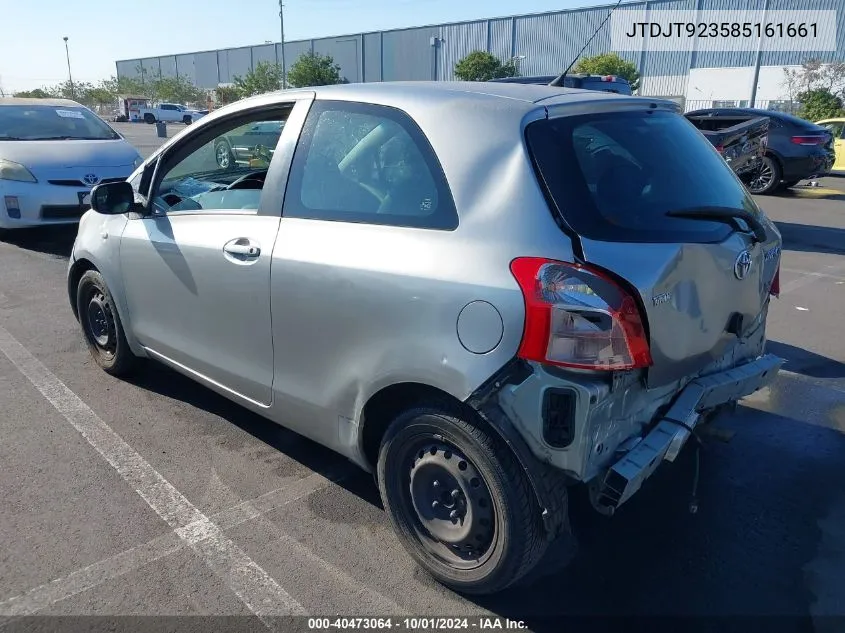 JTDJT923585161661 2008 Toyota Yaris