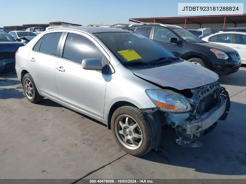 2008 Toyota Yaris VIN: JTDBT923181288824 Lot: 40479086