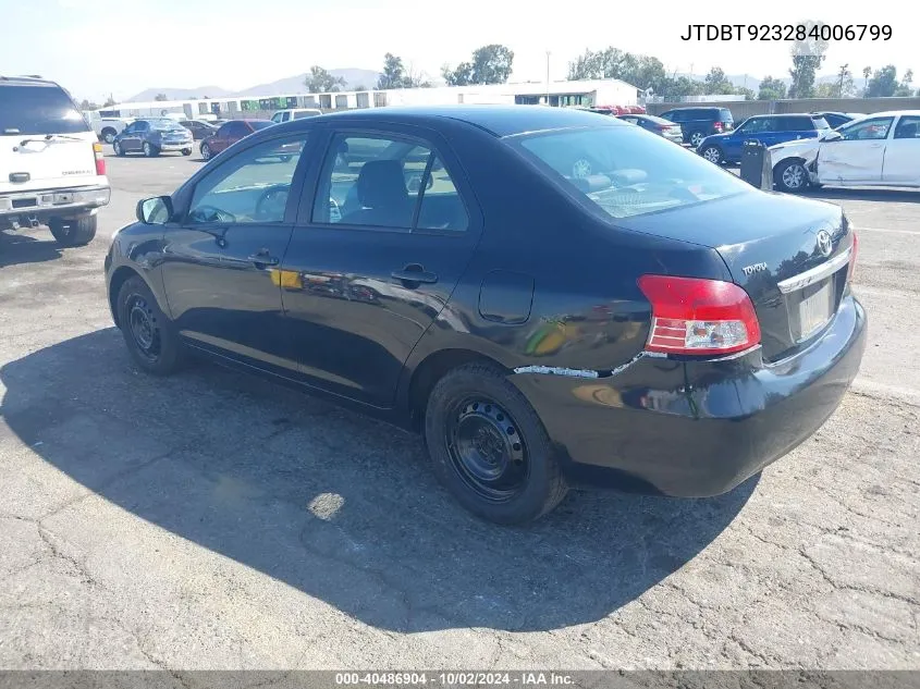 JTDBT923284006799 2008 Toyota Yaris