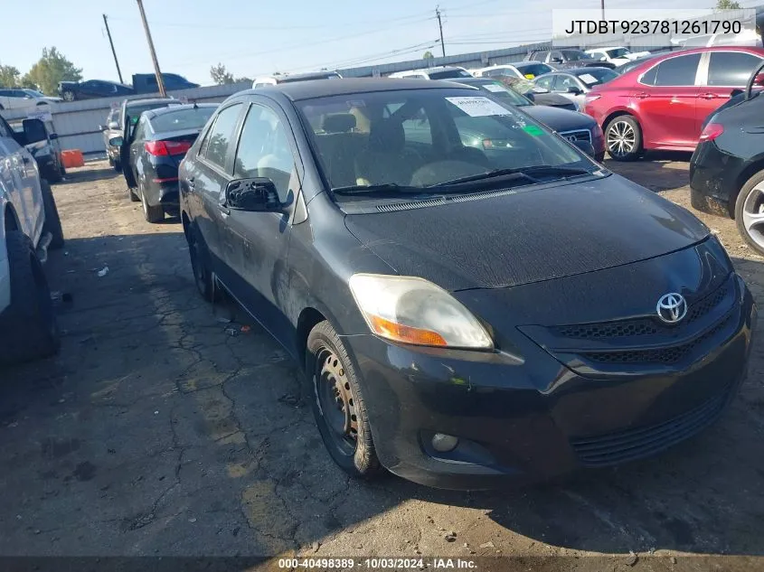 JTDBT923781261790 2008 Toyota Yaris