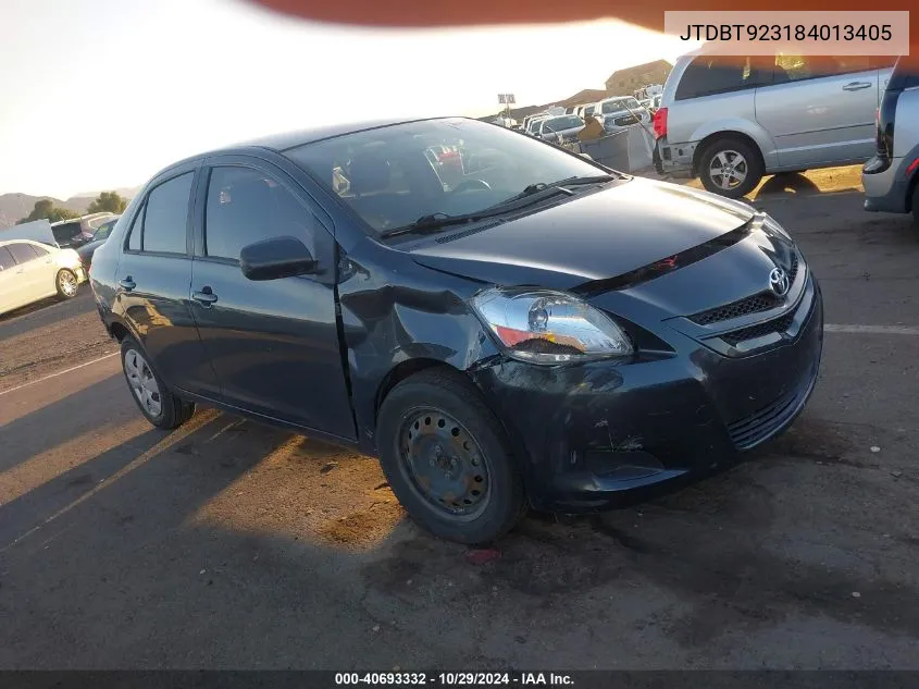 2008 Toyota Yaris VIN: JTDBT923184013405 Lot: 40693332