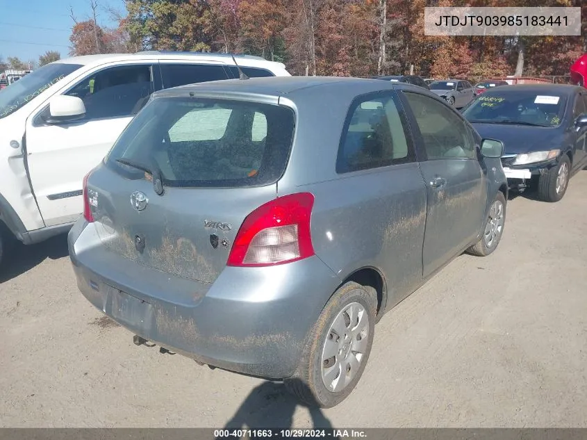 JTDJT903985183441 2008 Toyota Yaris