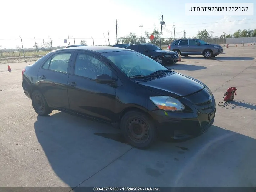 2008 Toyota Yaris VIN: JTDBT923081232132 Lot: 40715363