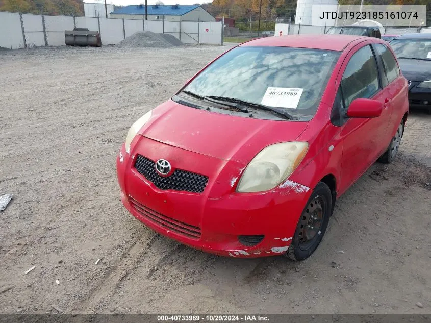 2008 Toyota Yaris VIN: JTDJT923185161074 Lot: 40733989