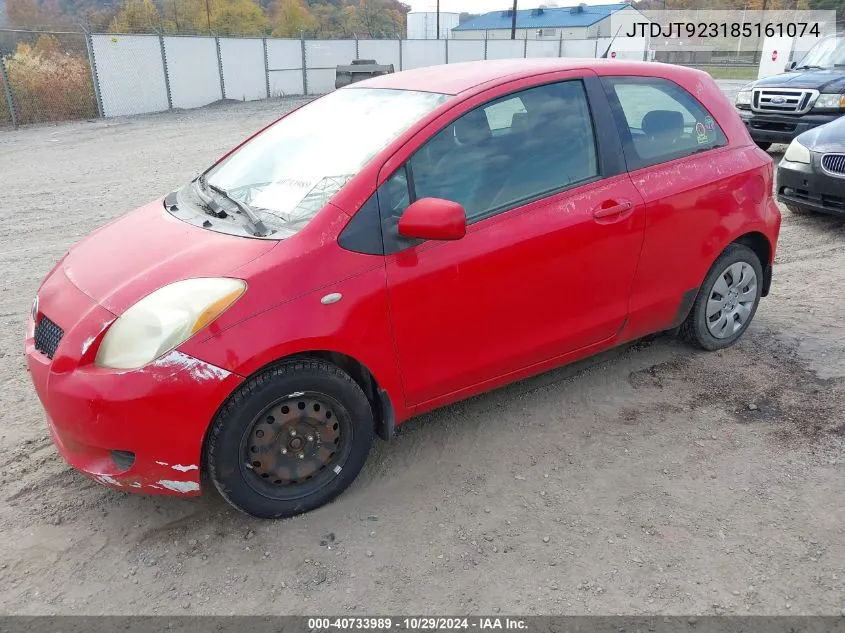 2008 Toyota Yaris VIN: JTDJT923185161074 Lot: 40733989