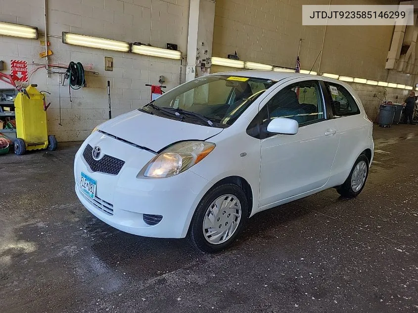 2008 Toyota Yaris VIN: JTDJT923585146299 Lot: 40751743