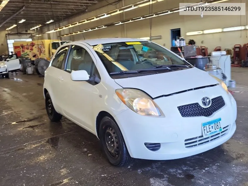 2008 Toyota Yaris VIN: JTDJT923585146299 Lot: 40751743