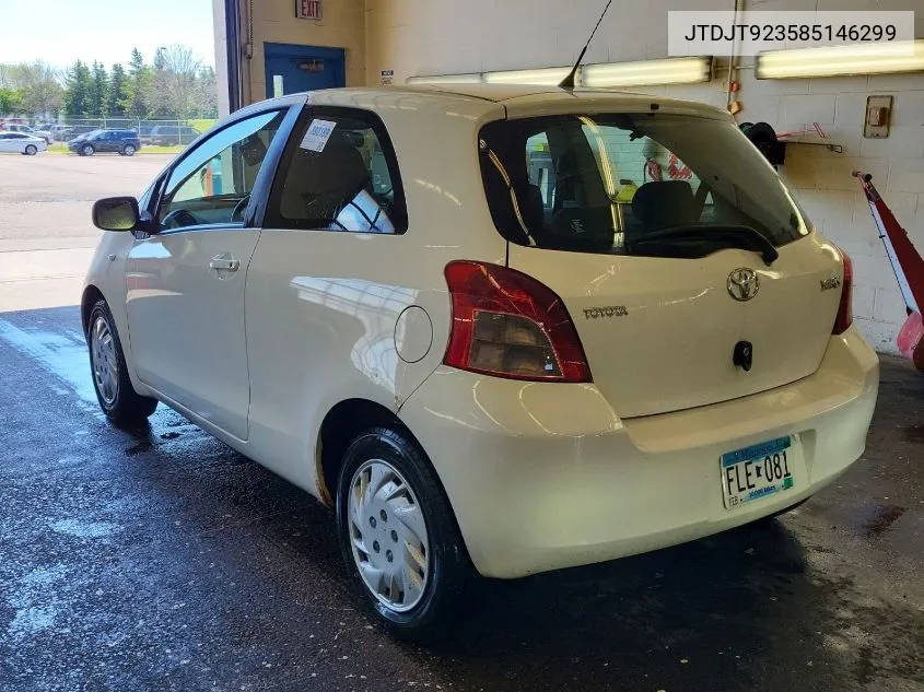 2008 Toyota Yaris VIN: JTDJT923585146299 Lot: 40751743