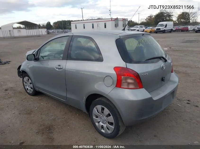 2008 Toyota Yaris VIN: JTDJT923X85211566 Lot: 40793839