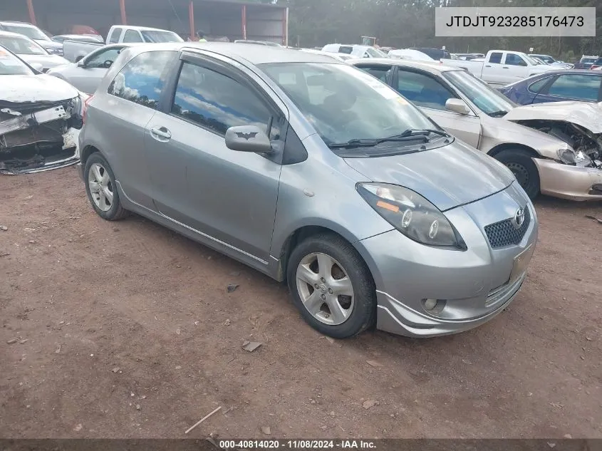 2008 Toyota Yaris S VIN: JTDJT923285176473 Lot: 40814020