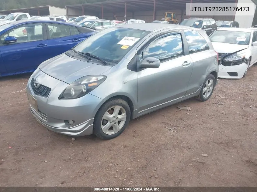 2008 Toyota Yaris S VIN: JTDJT923285176473 Lot: 40814020