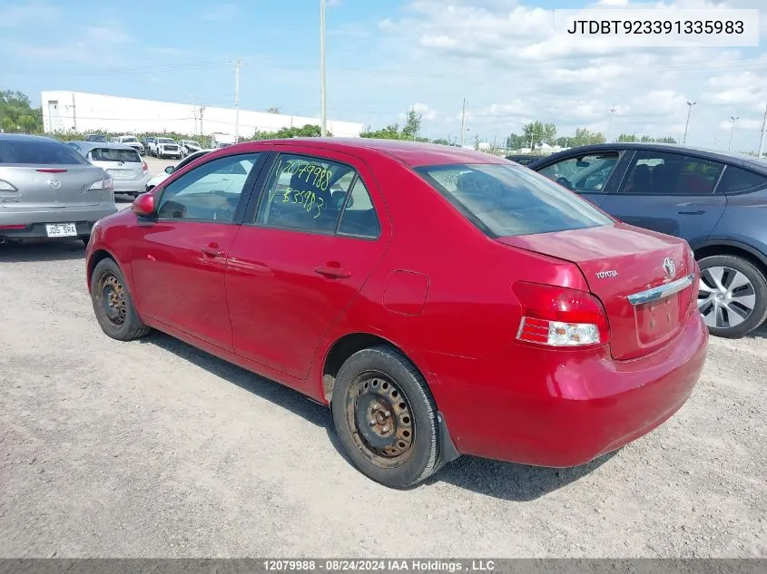 JTDBT923391335983 2009 Toyota Yaris