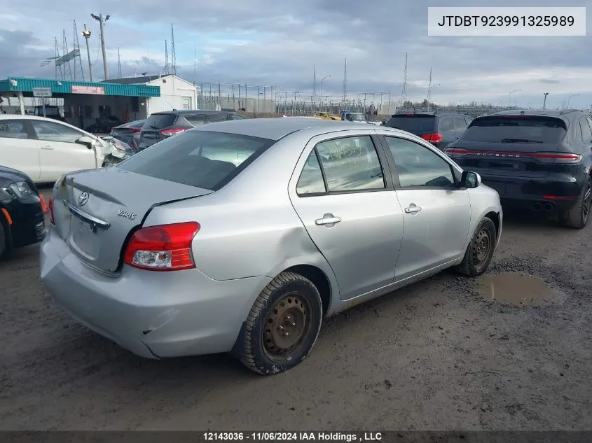 2009 Toyota Yaris VIN: JTDBT923991325989 Lot: 12143036