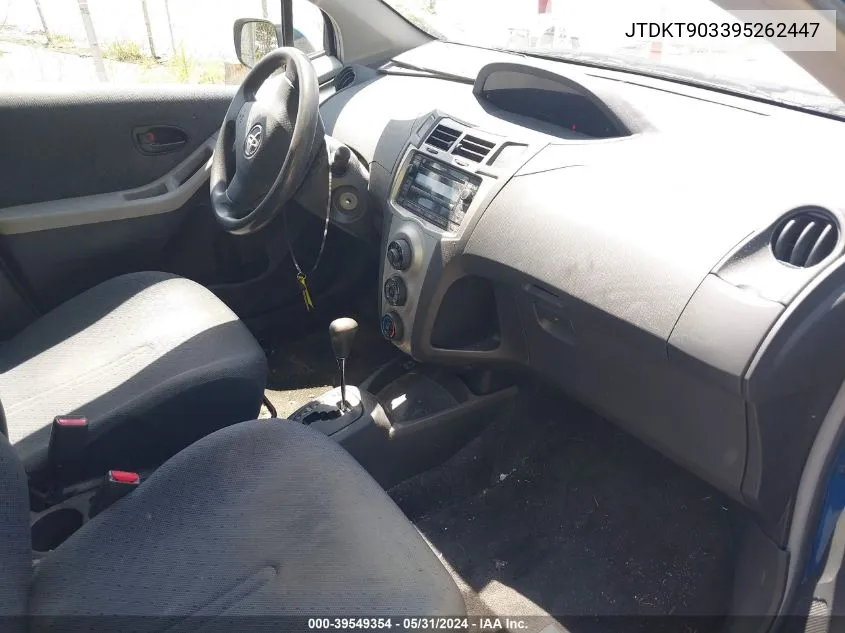 JTDKT903395262447 2009 Toyota Yaris