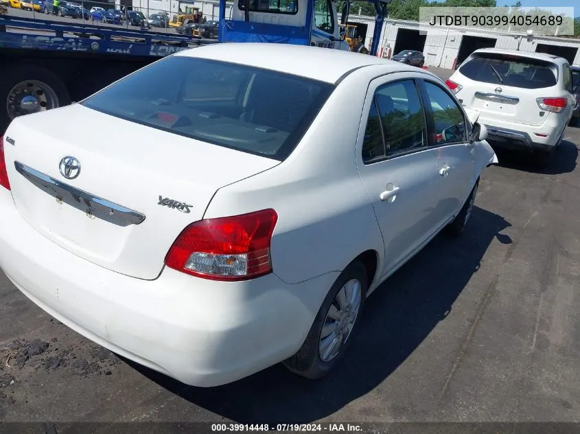 JTDBT903994054689 2009 Toyota Yaris