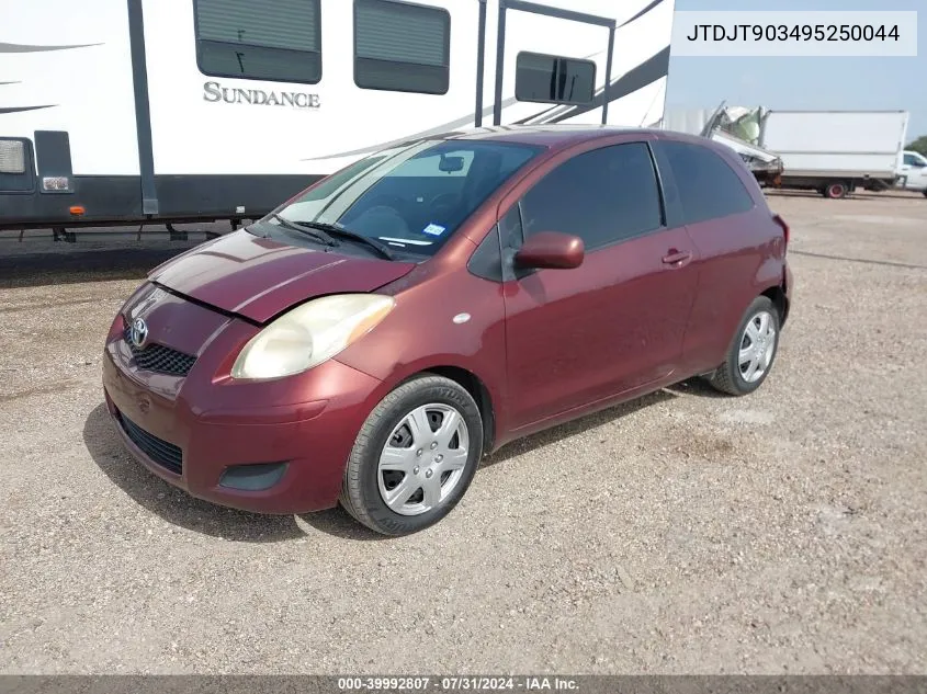 2009 Toyota Yaris VIN: JTDJT903495250044 Lot: 39992807