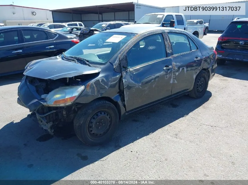 JTDBT903991317037 2009 Toyota Yaris