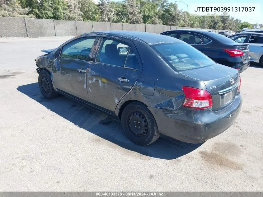 JTDBT903991317037 2009 Toyota Yaris