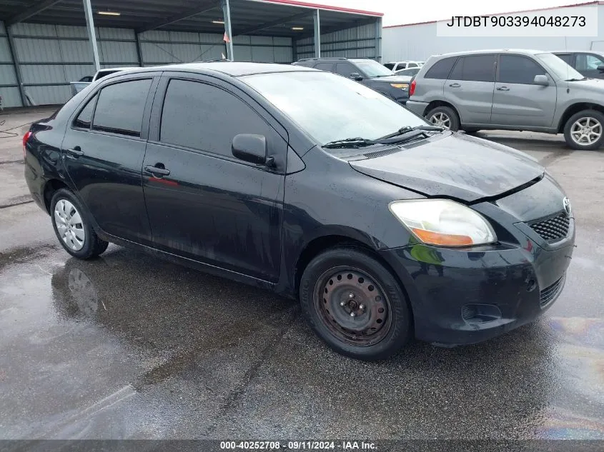 2009 Toyota Yaris VIN: JTDBT903394048273 Lot: 40252708