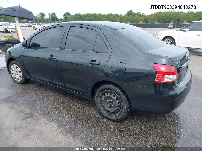 JTDBT903394048273 2009 Toyota Yaris