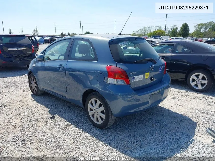 JTDJT903295229371 2009 Toyota Yaris