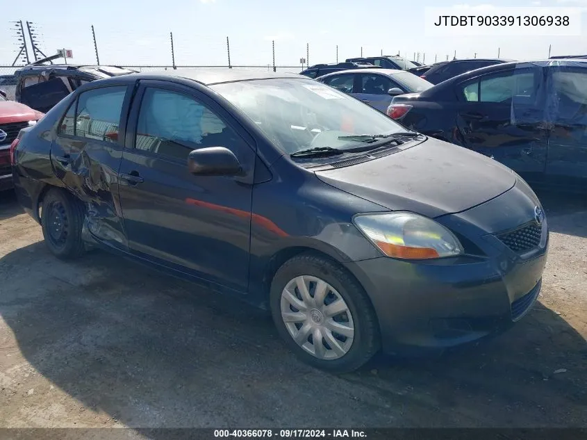 2009 Toyota Yaris VIN: JTDBT903391306938 Lot: 40366078