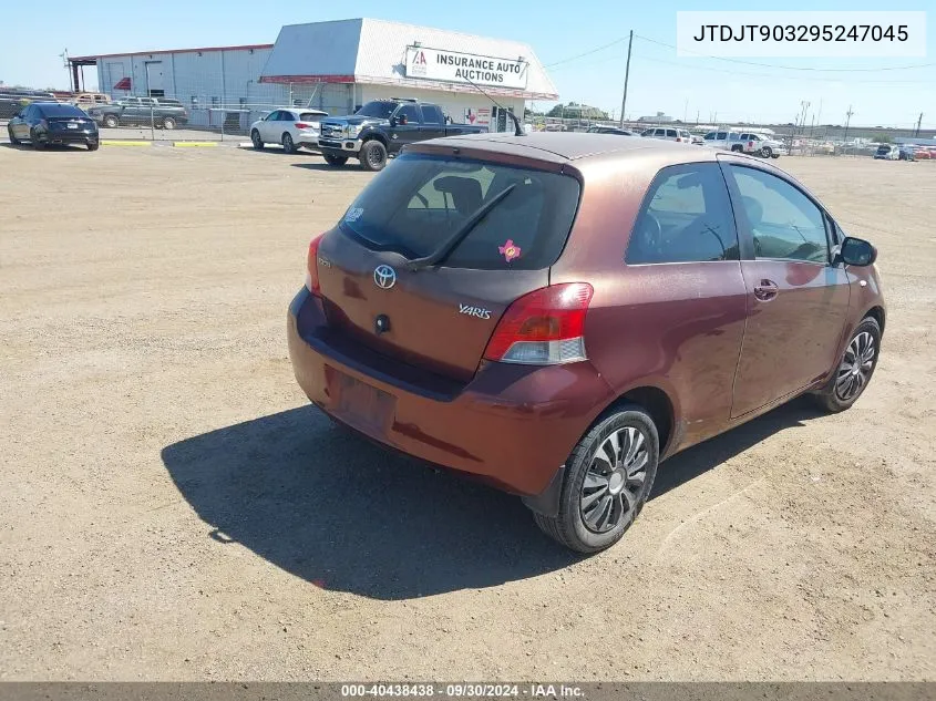 JTDJT903295247045 2009 Toyota Yaris