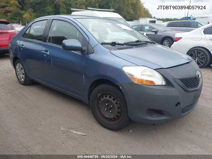 JTDBT903894057924 2009 Toyota Yaris