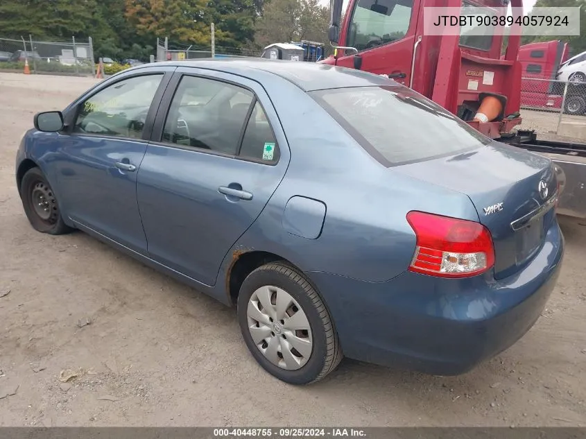 JTDBT903894057924 2009 Toyota Yaris