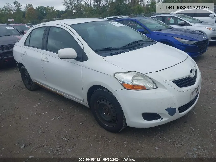 JTDBT903891321497 2009 Toyota Yaris