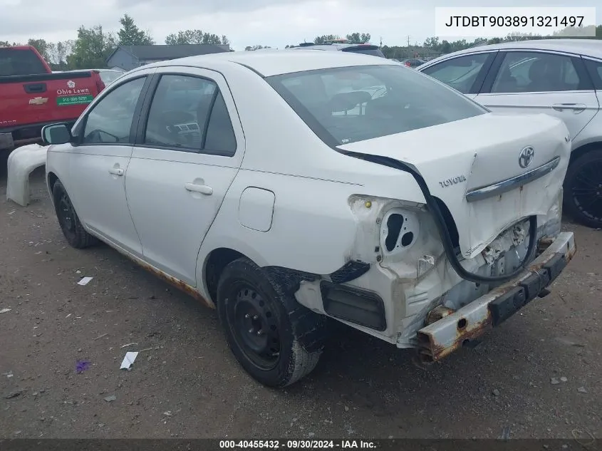 JTDBT903891321497 2009 Toyota Yaris