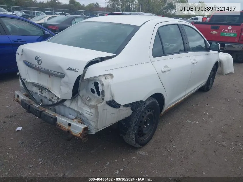 JTDBT903891321497 2009 Toyota Yaris