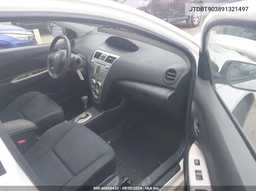 JTDBT903891321497 2009 Toyota Yaris