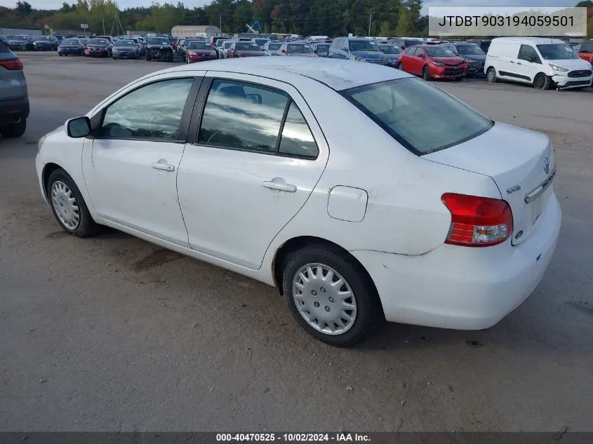 JTDBT903194059501 2009 Toyota Yaris