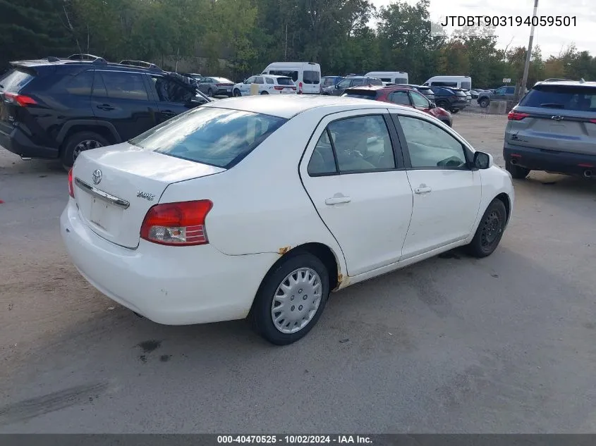 JTDBT903194059501 2009 Toyota Yaris