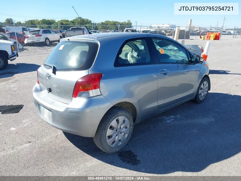 JTDJT903795254721 2009 Toyota Yaris