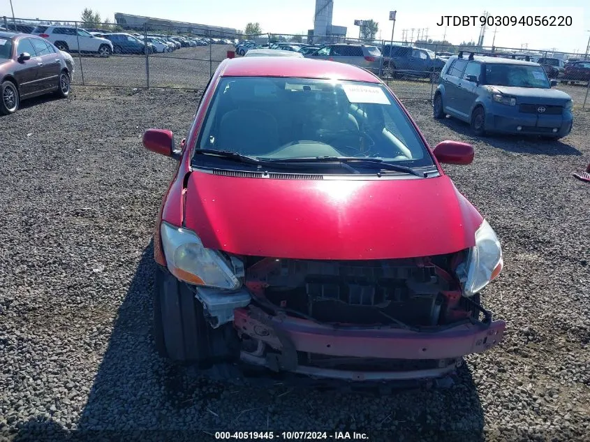 JTDBT903094056220 2009 Toyota Yaris