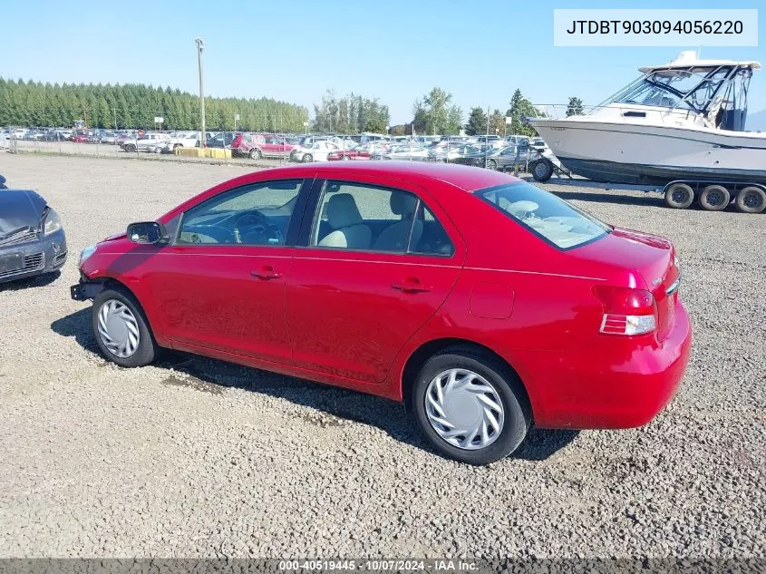 JTDBT903094056220 2009 Toyota Yaris