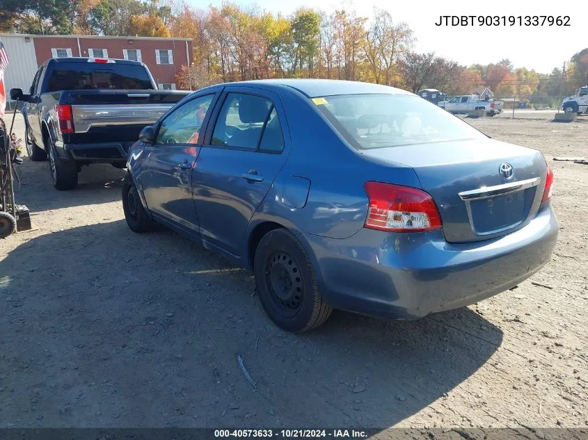 2009 Toyota Yaris VIN: JTDBT903191337962 Lot: 40573633