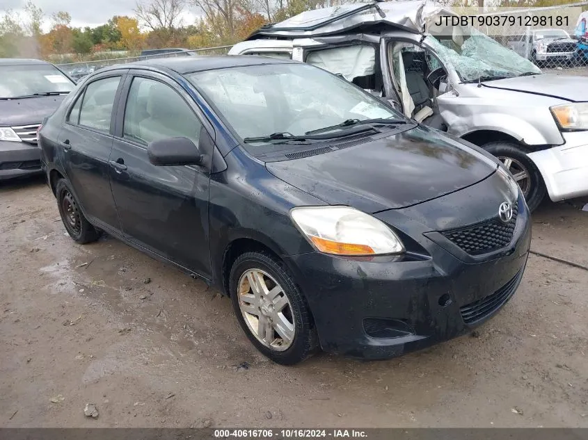 2009 Toyota Yaris VIN: JTDBT903791298181 Lot: 40616706