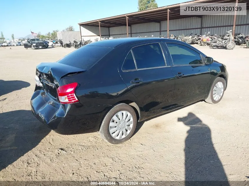 2009 Toyota Yaris VIN: JTDBT903X91320139 Lot: 40694544