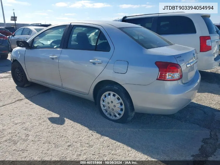 2009 Toyota Yaris VIN: JTDBT903394054994 Lot: 40717464