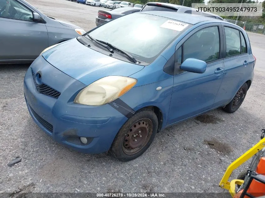 JTDKT903495247973 2009 Toyota Yaris