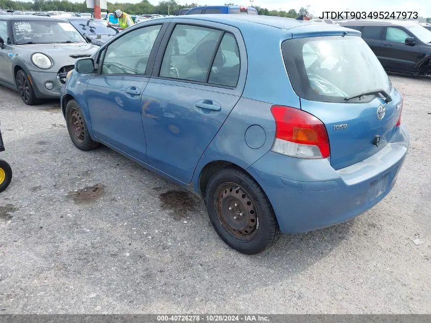 JTDKT903495247973 2009 Toyota Yaris