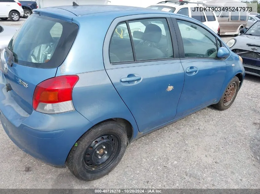 JTDKT903495247973 2009 Toyota Yaris